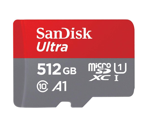 Sandisk 512GB microSDXC Ultra 150MB/s A1 C10 UHS-I U1 - 1077526 - zdjęcie